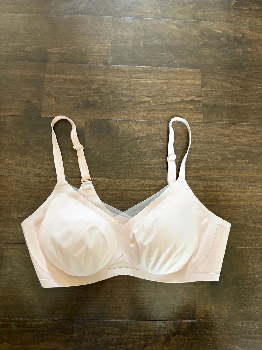 Honeylove ivory Blush Wireless Comfort Bra, 36B/C
